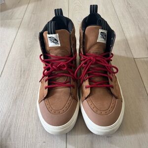 Vans Men's Brown High-Top Sneakers